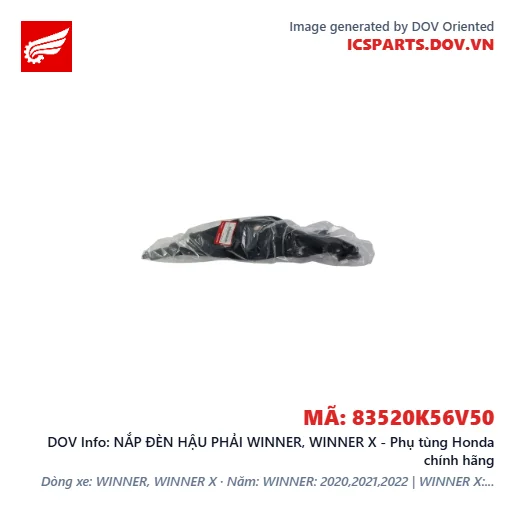 NẮP ĐÈN HẬU PHẢI WINNER, WINNER X - Phụ tùng Honda chính hãng