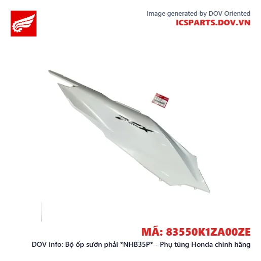 Bộ ốp sườn phải *NHB35P* - Phụ tùng Honda chính hãng