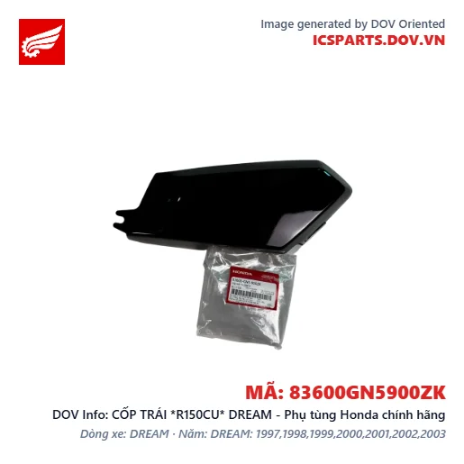 CỐP TRÁI *R150CU* DREAM - Phụ tùng Honda chính hãng