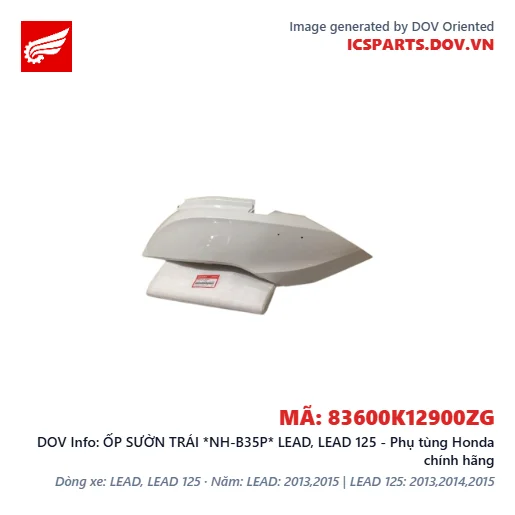 ỐP SƯỜN TRÁI *NH-B35P* LEAD, LEAD 125 - Phụ tùng Honda chính hãng