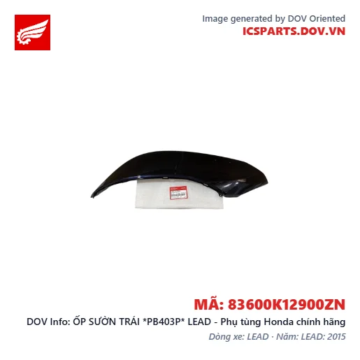 ỐP SƯỜN TRÁI *PB403P* LEAD - Phụ tùng Honda chính hãng