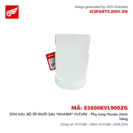 BỘ ỐP ĐUÔI SAU *NHA96P* FUTURE - Phụ tùng Honda chính hãng
