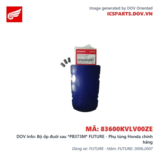 Bộ ốp đuôi sau *PB373M* FUTURE - Phụ tùng Honda chính hãng