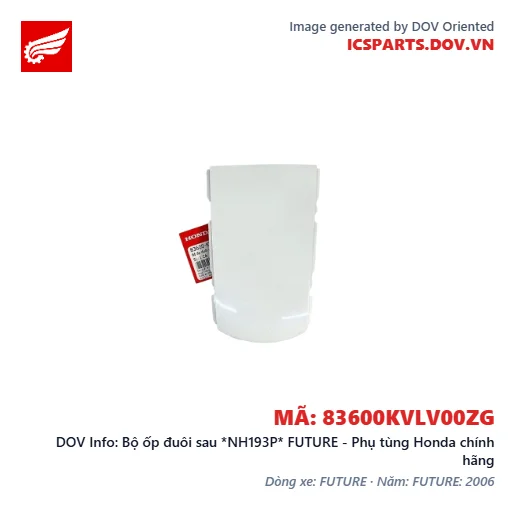 Bộ ốp đuôi sau *NH193P* FUTURE - Phụ tùng Honda chính hãng
