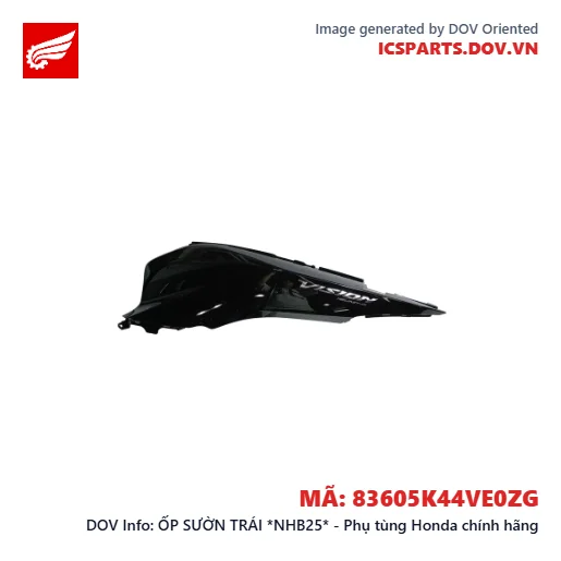 ỐP SƯỜN TRÁI *NHB25* - Phụ tùng Honda chính hãng