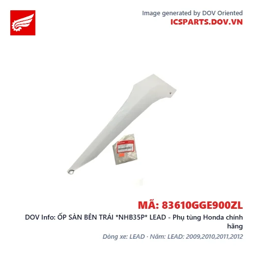 ỐP SÀN BÊN TRÁI *NHB35P* LEAD - Phụ tùng Honda chính hãng