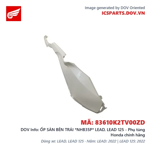 ỐP SÀN BÊN TRÁI *NHB35P* LEAD, LEAD 125 - Phụ tùng Honda chính hãng