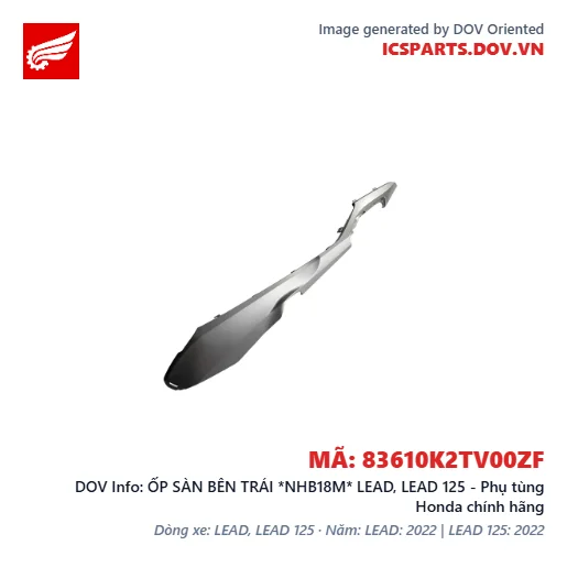 ỐP SÀN BÊN TRÁI *NHB18M* LEAD, LEAD 125 - Phụ tùng Honda chính hãng
