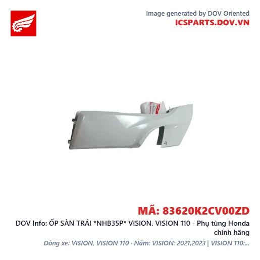 ỐP SÀN TRÁI *NHB35P* VISION, VISION 110 - Phụ tùng Honda chính hãng