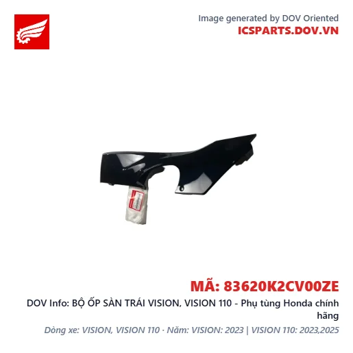 BỘ ỐP SÀN TRÁI VISION, VISION 110 - Phụ tùng Honda chính hãng