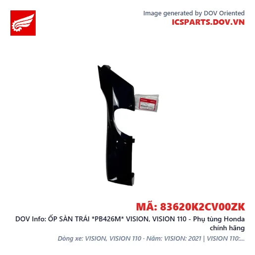 ỐP SÀN TRÁI *PB426M* VISION, VISION 110 - Phụ tùng Honda chính hãng