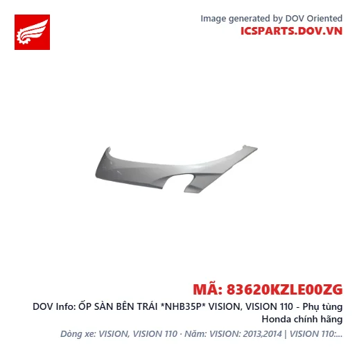 ỐP SÀN BÊN TRÁI *NHB35P* VISION, VISION 110 - Phụ tùng Honda chính hãng