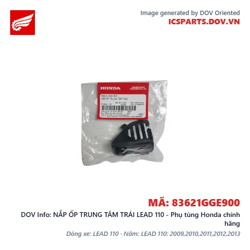 NẮP ỐP TRUNG TÂM TRÁI LEAD 110 - Phụ tùng Honda chính hãng