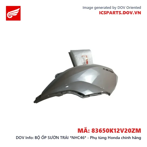 BỘ ỐP SƯỜN TRÁI *NHC46* - Phụ tùng Honda chính hãng
