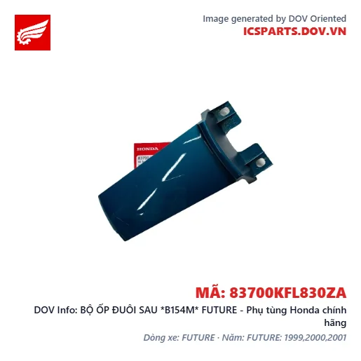BỘ ỐP ĐUÔI SAU *B154M* FUTURE - Phụ tùng Honda chính hãng