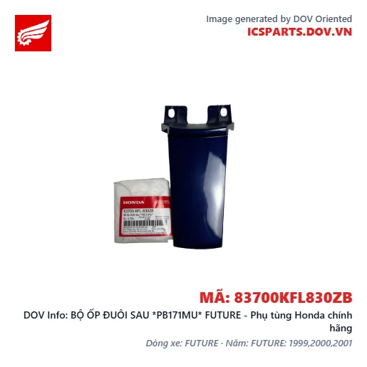BỘ ỐP ĐUÔI SAU *PB171MU* FUTURE - Phụ tùng Honda chính hãng