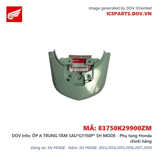 ỐP A TRUNG TÂM SAU*GY150P* SH MODE - Phụ tùng Honda chính hãng