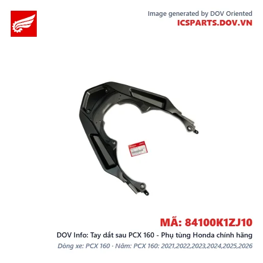 Tay dắt sau PCX 160 - Phụ tùng Honda chính hãng