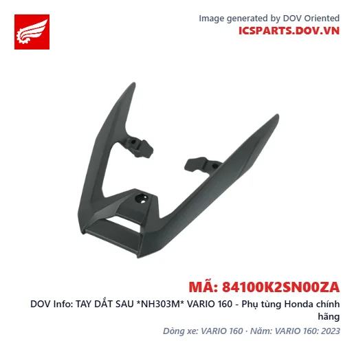 TAY DẮT SAU *NH303M* VARIO 160 - Phụ tùng Honda chính hãng
