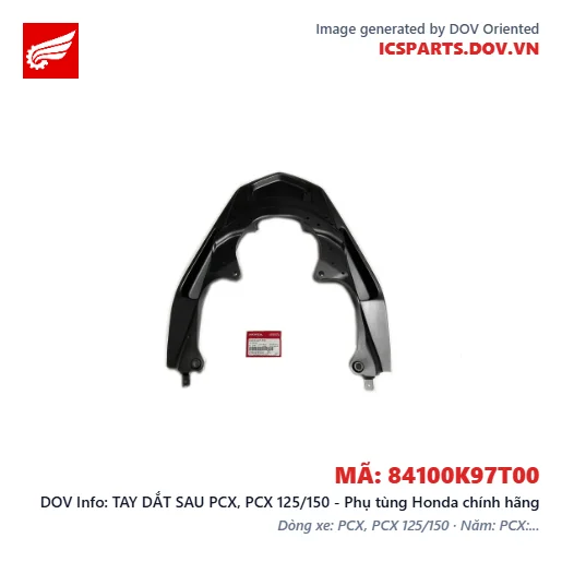 TAY DẮT SAU PCX, PCX 125/150 - Phụ tùng Honda chính hãng