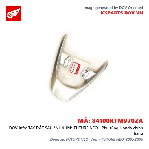 TAY DẮT SAU *NH411M* FUTURE NEO - Phụ tùng Honda chính hãng