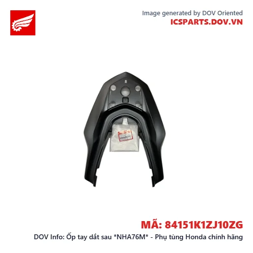 Ốp tay dắt sau *NHA76M* - Phụ tùng Honda chính hãng