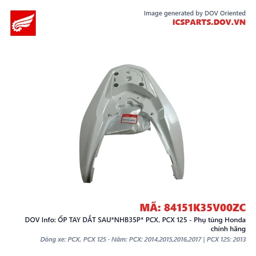 ỐP TAY DẮT SAU*NHB35P* PCX, PCX 125 - Phụ tùng Honda chính hãng