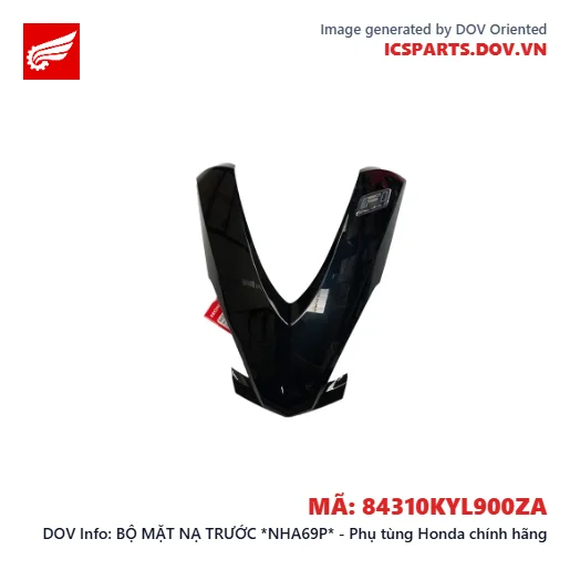 BỘ MẶT NẠ TRƯỚC *NHA69P* - Phụ tùng Honda chính hãng