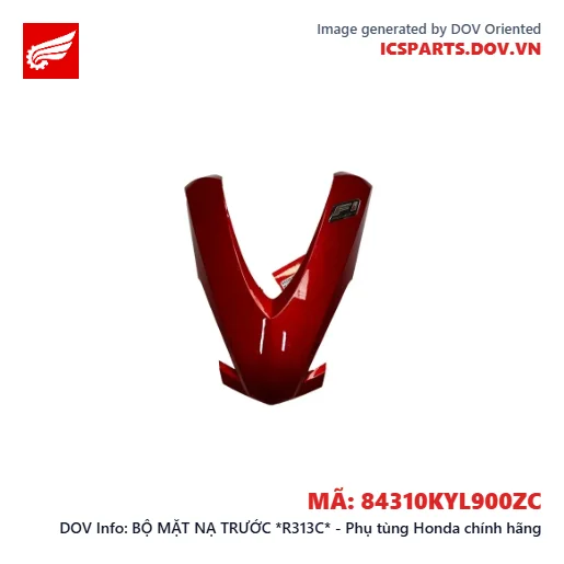 BỘ MẶT NẠ TRƯỚC *R313C* - Phụ tùng Honda chính hãng
