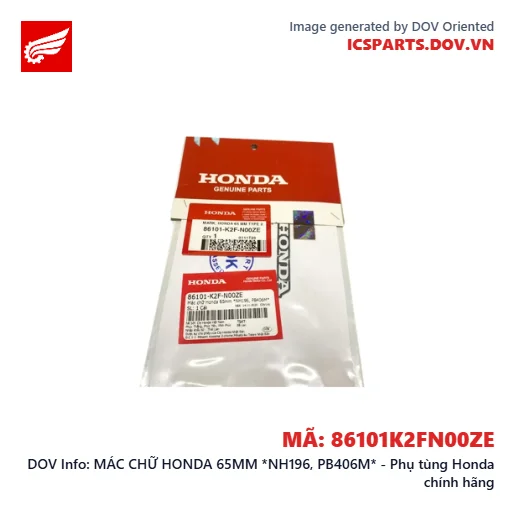 MÁC CHỮ HONDA 65MM *NH196, PB406M* - Phụ tùng Honda chính hãng