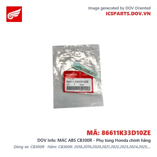 MÁC ABS CB300R - Phụ tùng Honda chính hãng