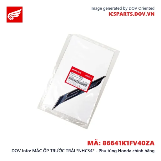 MÁC ỐP TRƯỚC TRÁI *NHC34* - Phụ tùng Honda chính hãng