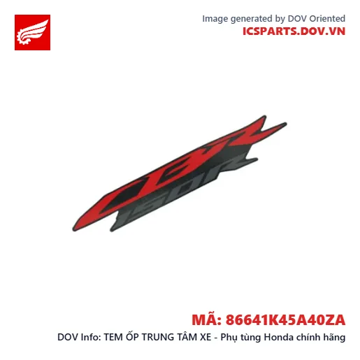 TEM ỐP TRUNG TÂM XE - Phụ tùng Honda chính hãng