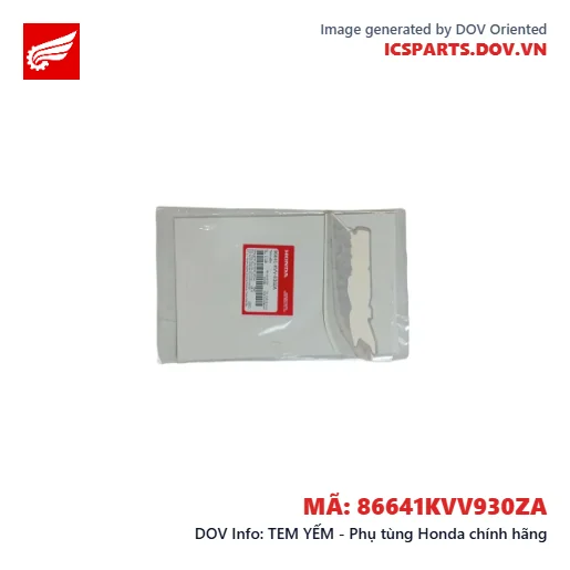 TEM YẾM - Phụ tùng Honda chính hãng