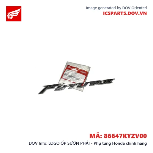 LOGO ỐP SƯỜN PHẢI - Phụ tùng Honda chính hãng