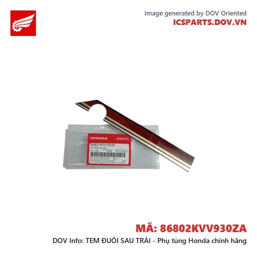TEM ĐUÔI SAU TRÁI - Phụ tùng Honda chính hãng