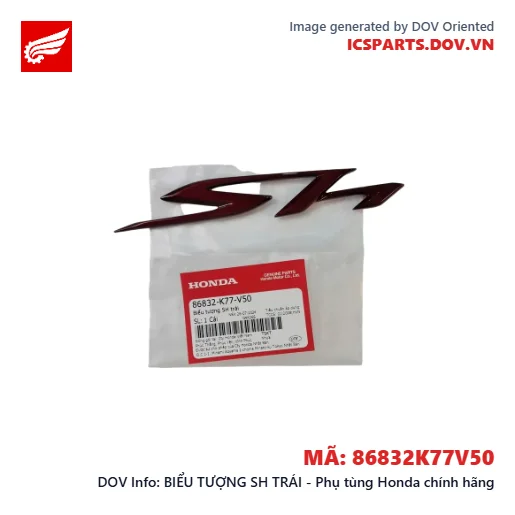BIỂU TƯỢNG SH TRÁI - Phụ tùng Honda chính hãng