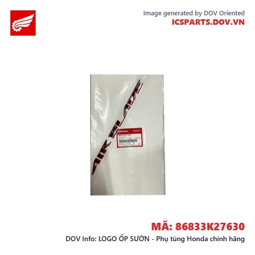 LOGO ỐP SƯỜN - Phụ tùng Honda chính hãng