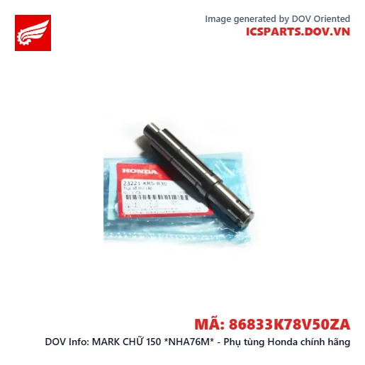 MARK CHỮ 150 *NHA76M* - Phụ tùng Honda chính hãng