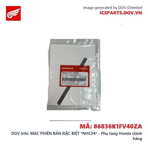 MÁC PHIÊN BẢN ĐẶC BIỆT *NHC34* - Phụ tùng Honda chính hãng