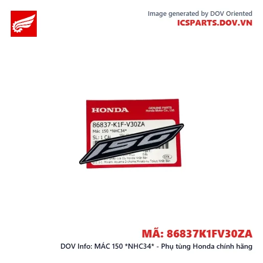 MÁC 150 *NHC34* - Phụ tùng Honda chính hãng