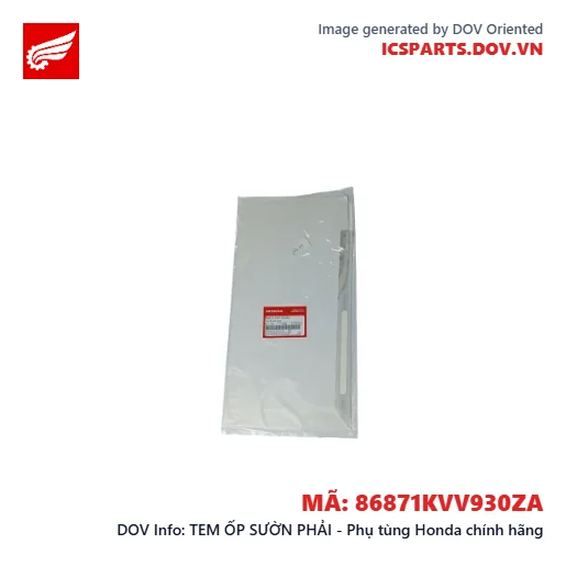 TEM ỐP SƯỜN PHẢI - Phụ tùng Honda chính hãng