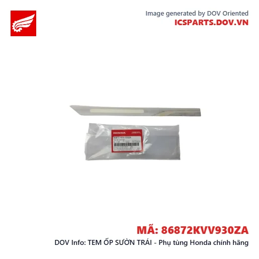 TEM ỐP SƯỜN TRÁI - Phụ tùng Honda chính hãng