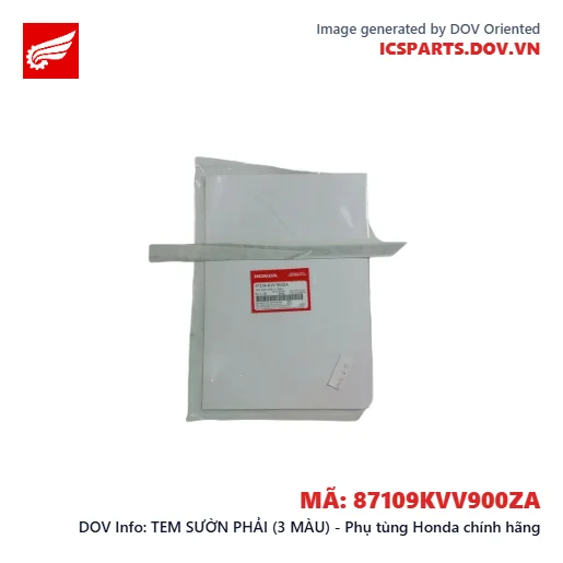 TEM SƯỜN PHẢI (3 MÀU) - Phụ tùng Honda chính hãng
