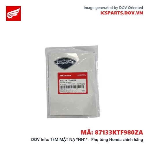 TEM MẶT NẠ *NH1* - Phụ tùng Honda chính hãng