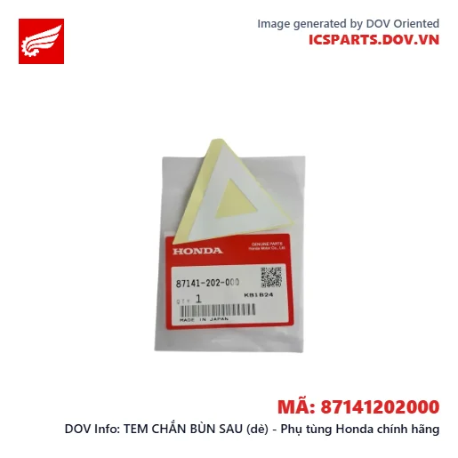 TEM CHẮN BÙN SAU (dè) - Phụ tùng Honda chính hãng