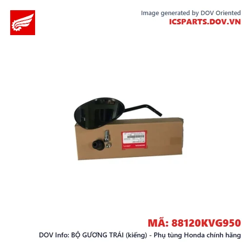 BỘ GƯƠNG TRÁI (kiếng) - Phụ tùng Honda chính hãng