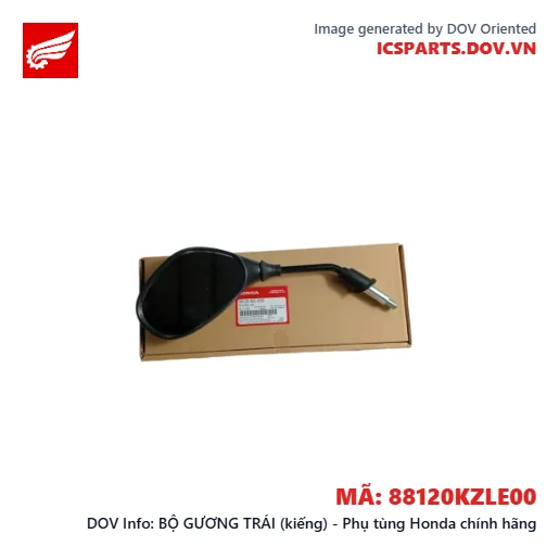 BỘ GƯƠNG TRÁI (kiếng) - Phụ tùng Honda chính hãng