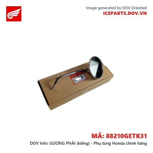 GƯƠNG PHẢI (kiếng) - Phụ tùng Honda chính hãng