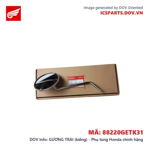 GƯƠNG TRÁI (kiếng) - Phụ tùng Honda chính hãng